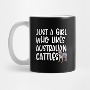 Just A Girl Who Likes Australian Cattles Mug